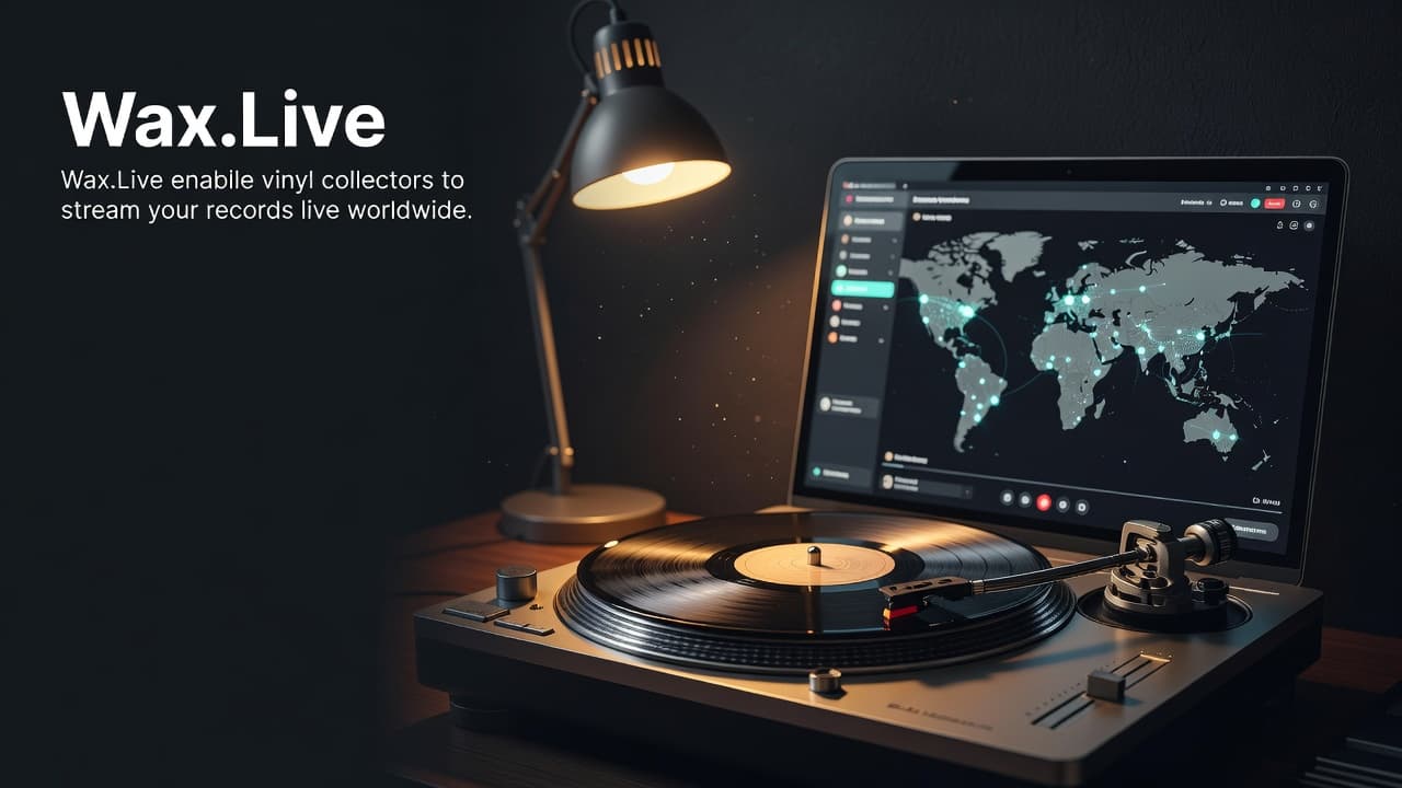 Wax.live : Diffusez vos Vinyles en Direct dans le Monde Entier
